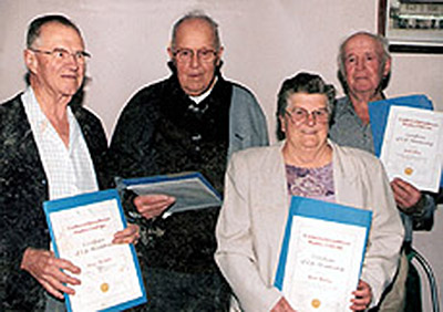 Life memberships awarded in 2001